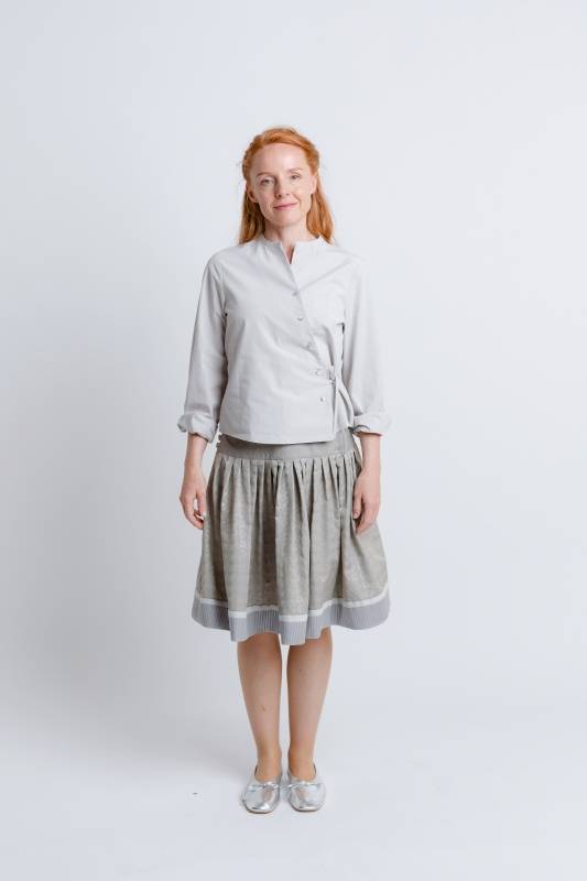 Rockmacherin Bierfuizl Damen-Trachtenrock mit Passe und edel leicht schimmenden Jacquard Limitierter Zeitrabatt