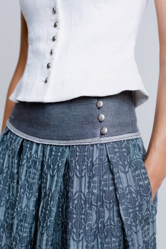 Rockmacherin Himmi Trachctenrock in Midilänge mit strukturiertem Jacquard Rabatt