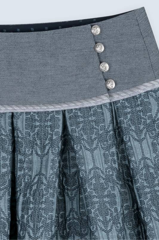 Rockmacherin Himmi Trachctenrock in Midilänge mit strukturiertem Jacquard Rabatt