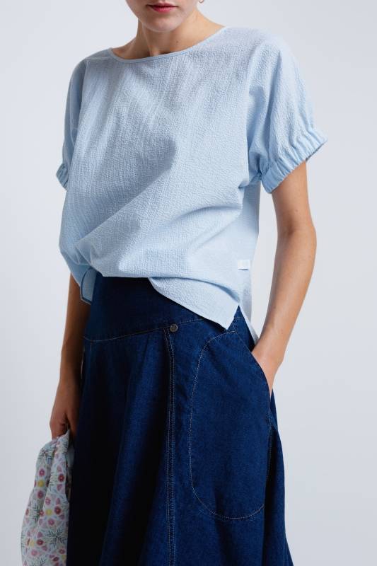 Rockmacherin Oana Damen-Bluse im Kimono-Stil Sonderangebot der Fabrik