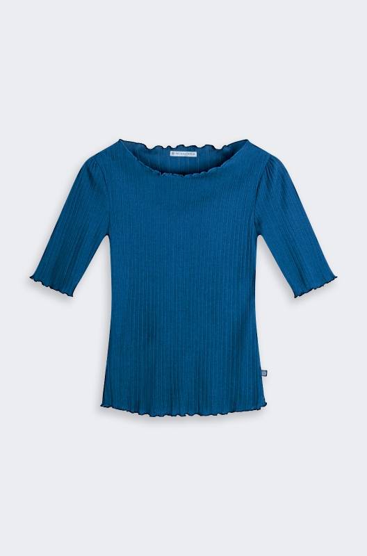Rockmacherin Mona Trachtenshirt aus Biobaumwolle mit halblangem Ärmel