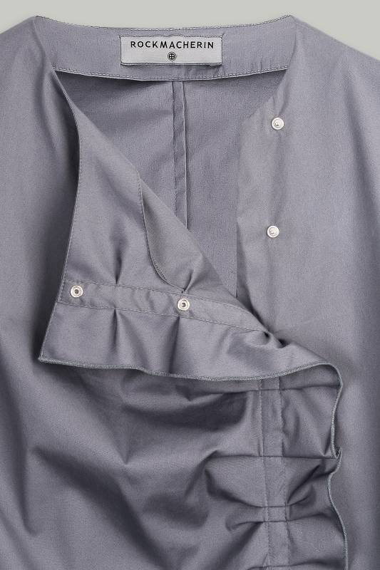 Rockmacherin Lara Trachtenbluse mit asymetrischer Rüsche Black Friday Preise