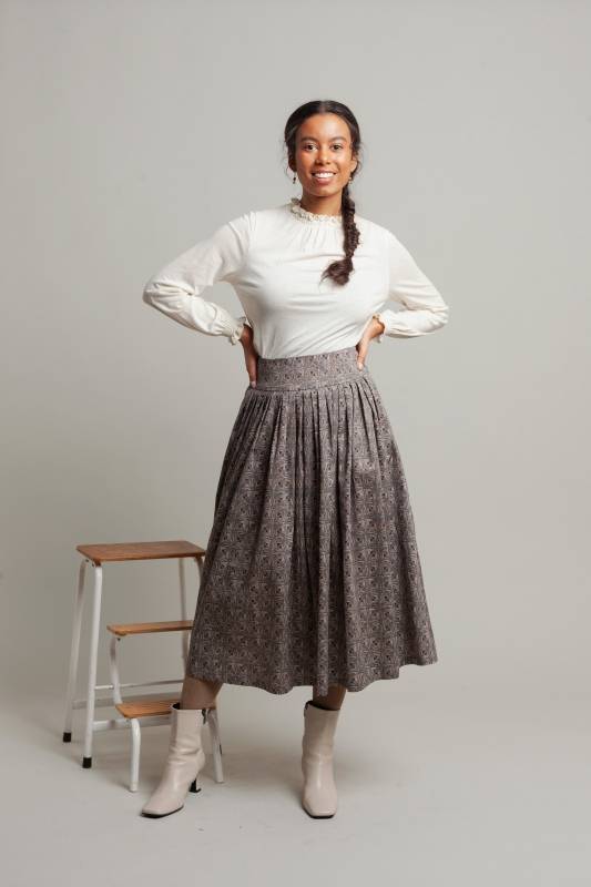 Rockmacherin Selma Shirtbluse aus Lyocell-Wolljersey 50% Rabatt für begrenzte Zeit