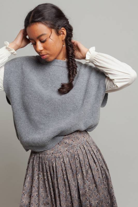 Rockmacherin Selma Shirtbluse aus Lyocell-Wolljersey 50% Rabatt für begrenzte Zeit