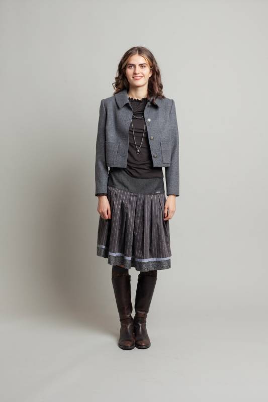 Rockmacherin Selma Shirtbluse aus Lyocell-Wolljersey 2025