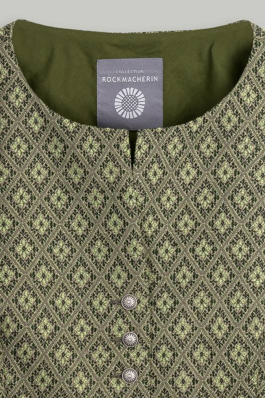 Rockmacherin Nanni Bachmann Damen Trachtenweste aus Wolljacquard Blitzverkäufe