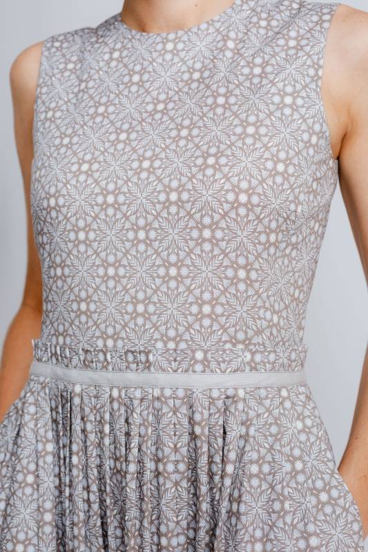 Rockmacherin Elfriede Kleid im Landhausstil mit Print auf elastischer Baumwolle Günstig kaufen