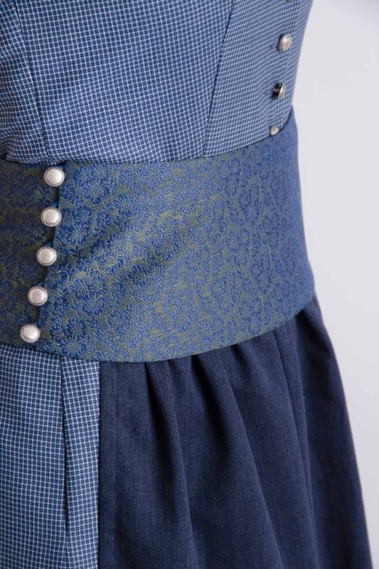 Rockmacherin Katha Kleid blau, kariert Begrenztes Angebot