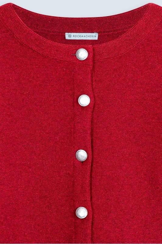 Rockmacherin Mella Strickjacke im Landhaus-Stil, mit trendig kurzem Ärmel Cyber Monday