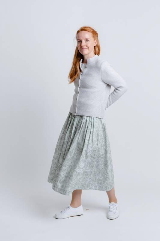 Rockmacherin Florentine Trachten-Strickjacke mit Stehkragen aus Merinowolle Weihnachtsangebot