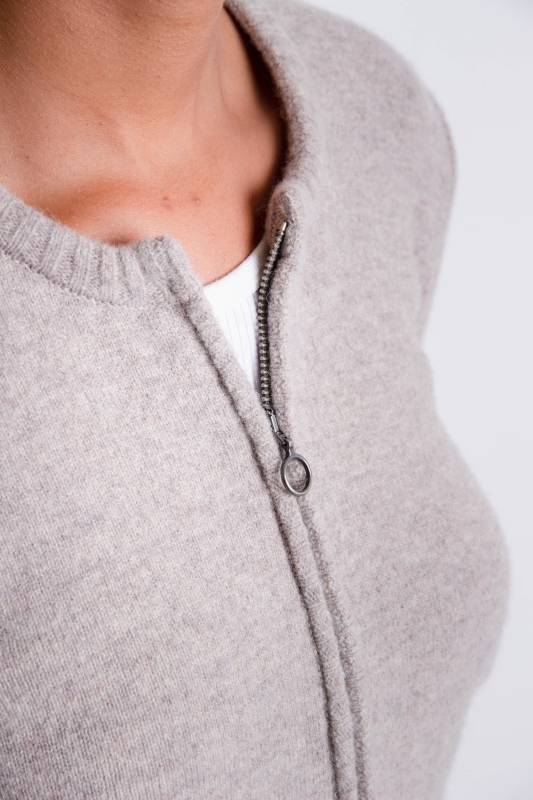 Rockmacherin Käthe light Strickjacke lehm
