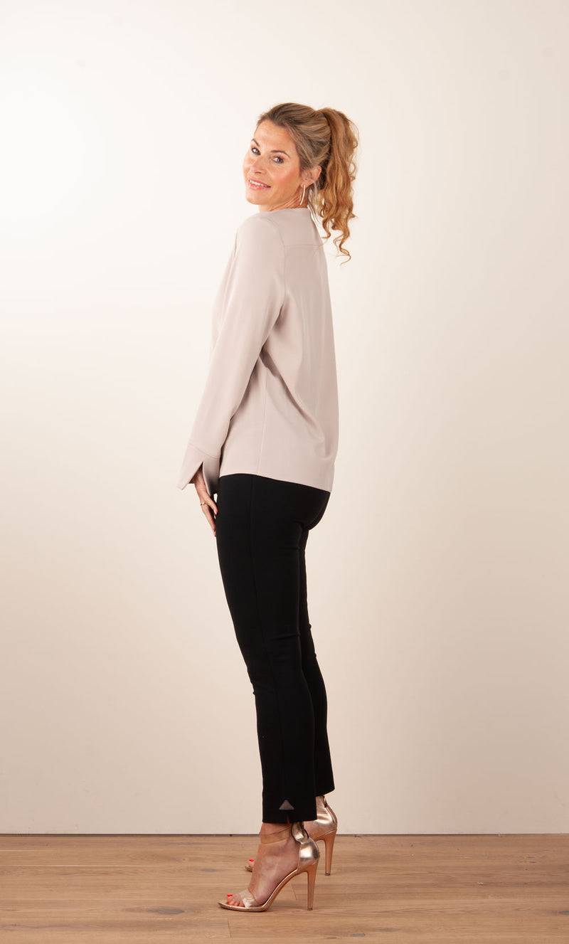 PIU&PIU Blusenshirt Taupe Cyber Monday