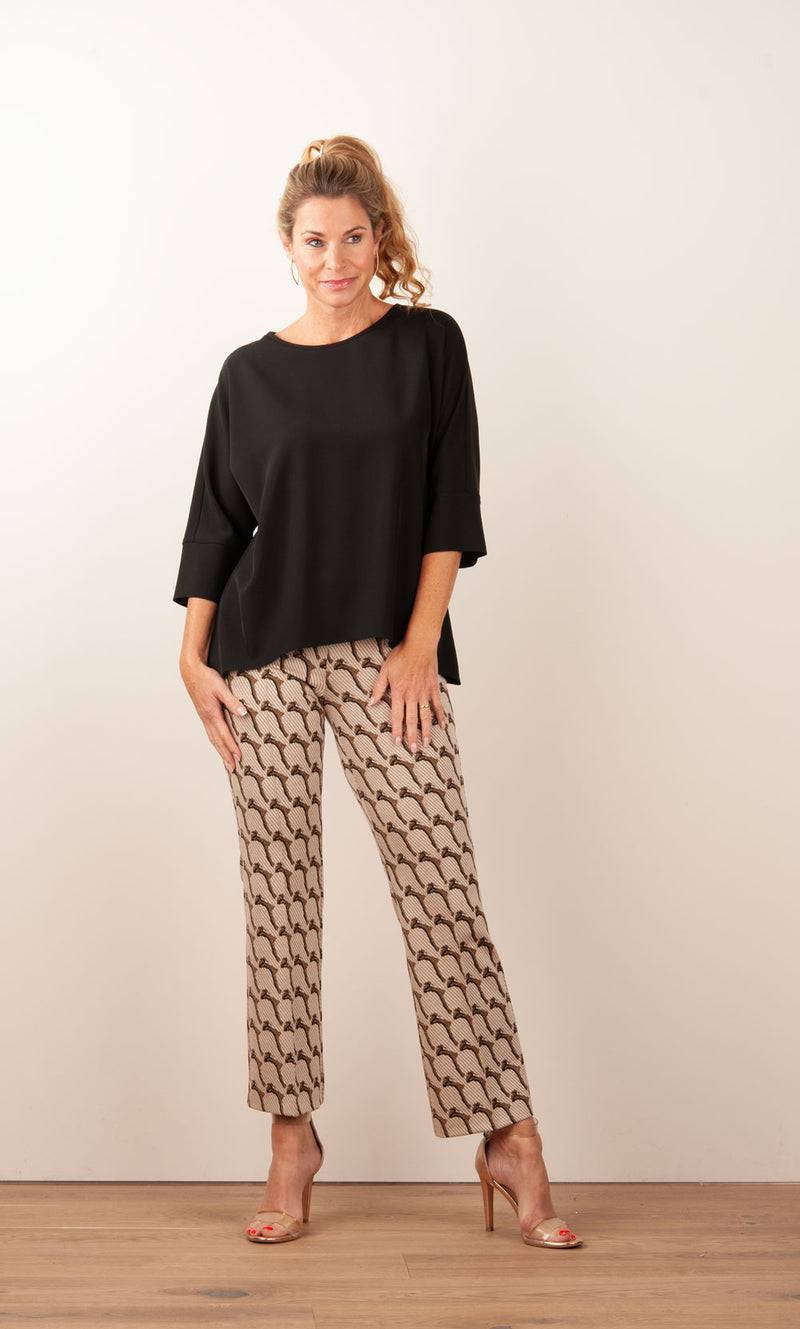 PIU&PIU Blusenshirt Schwarz Valentinstagsangebot