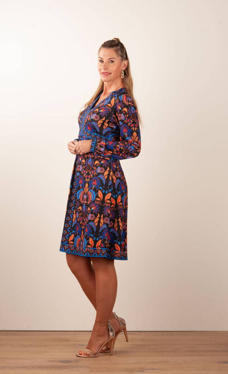 Hale Bob Kleid Schwarz | Blau | Multicolor Riesige Ersparnisse