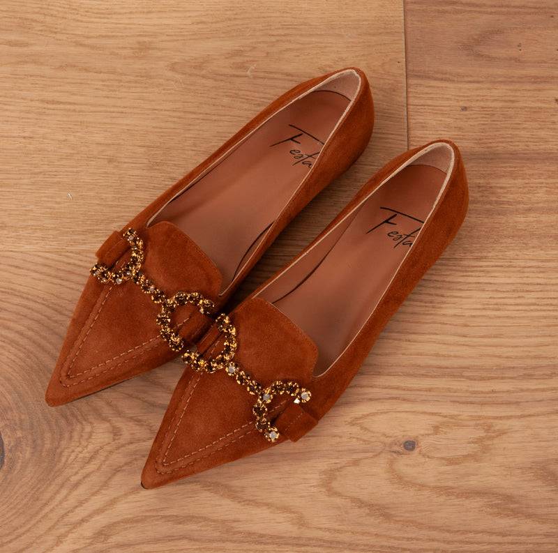 Roberto Festa Ballerina Camel Bis zu 65% Rabatt