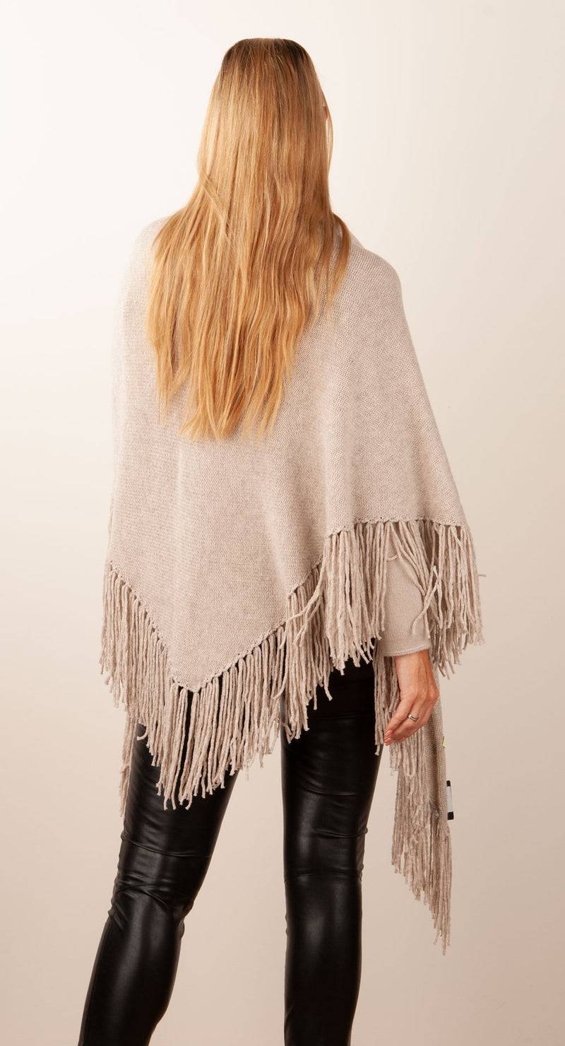 Simone Bruns Dreieckstuch Melange Beige Black Friday Preise