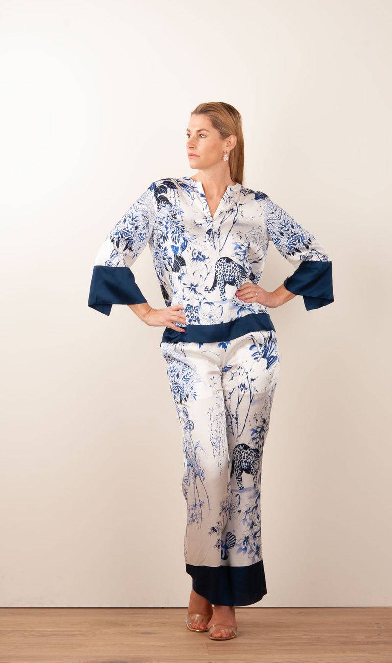 Grace Hose Blau | Grün | Multicolor Exklusivangebot