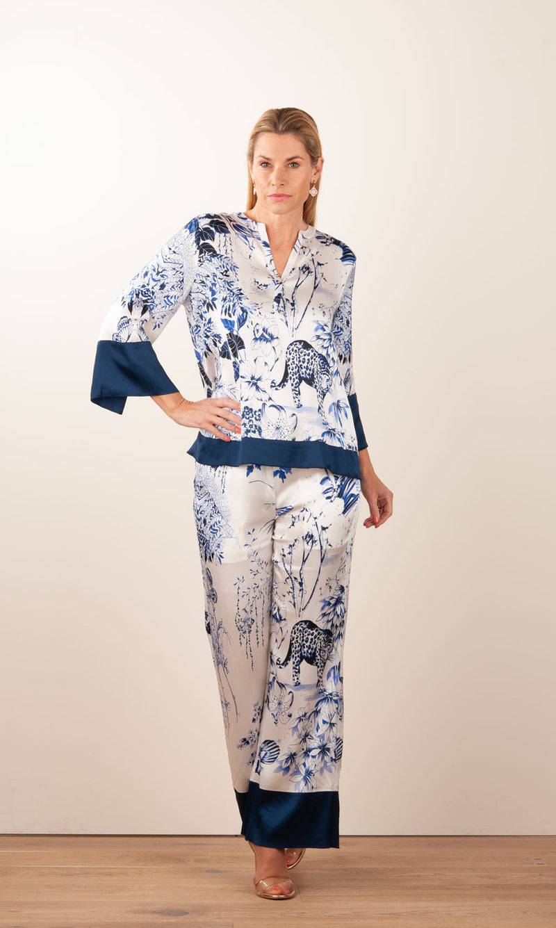 Grace Hose Blau | Grün | Multicolor Exklusivangebot