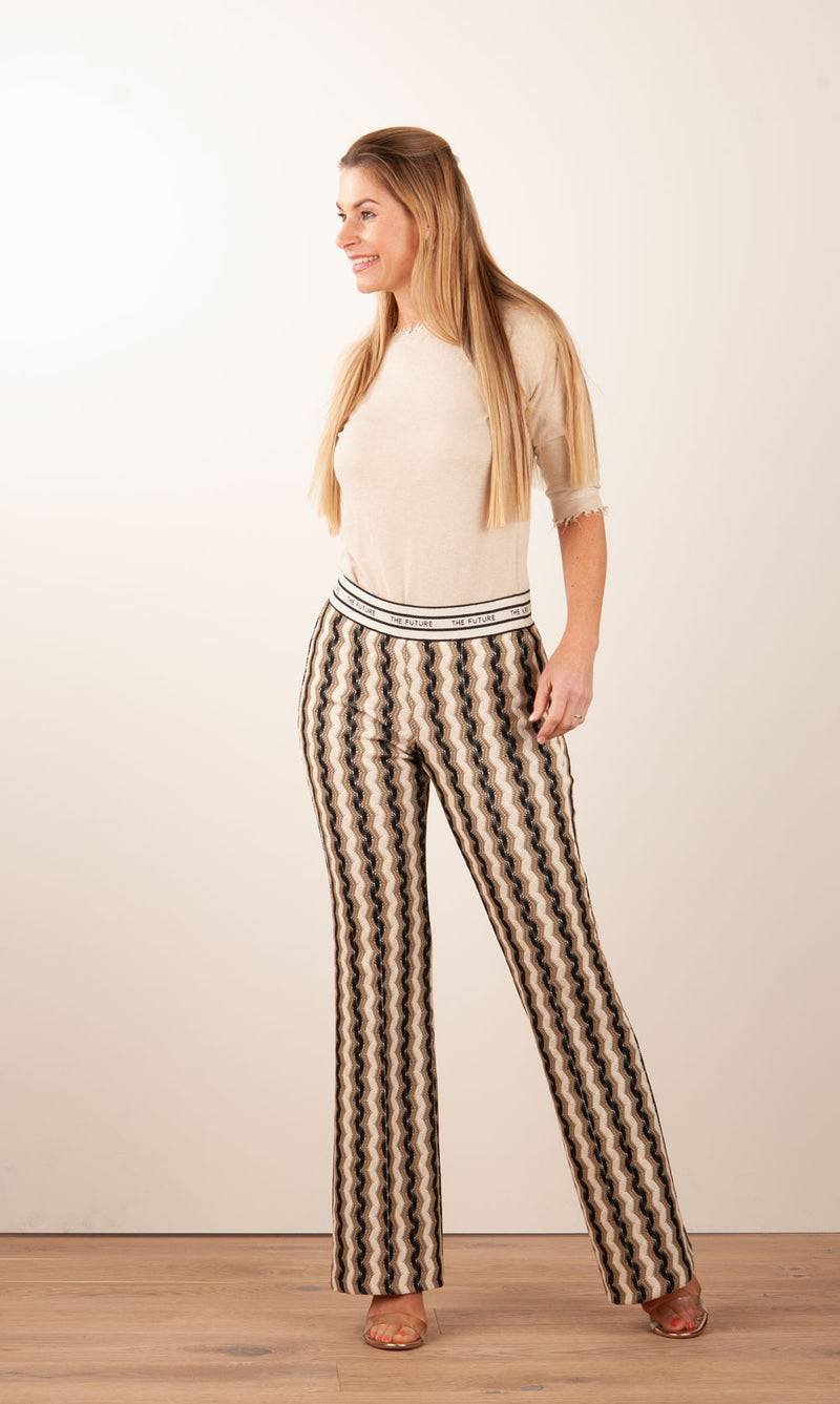 Cambio Hose „Francis“ Creme | Beige | Schwarz Black Friday