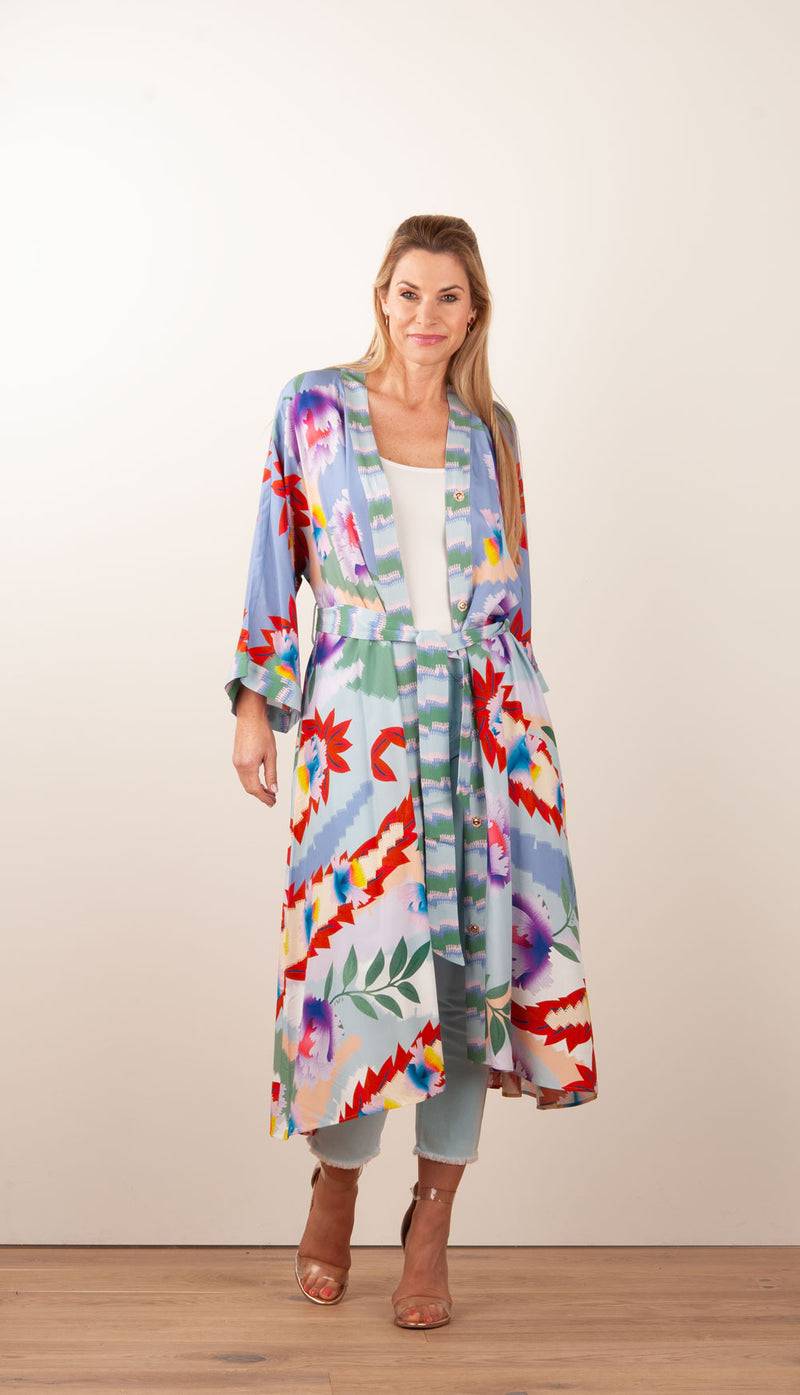 IVI Collection Kimono Multicolor Online Outlet