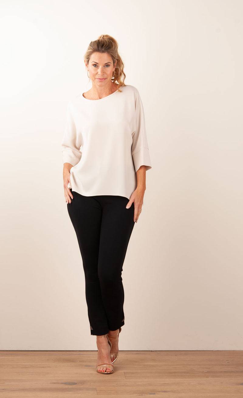PIU&PIU Blusenshirt Hellbeige Saisonale Angebote