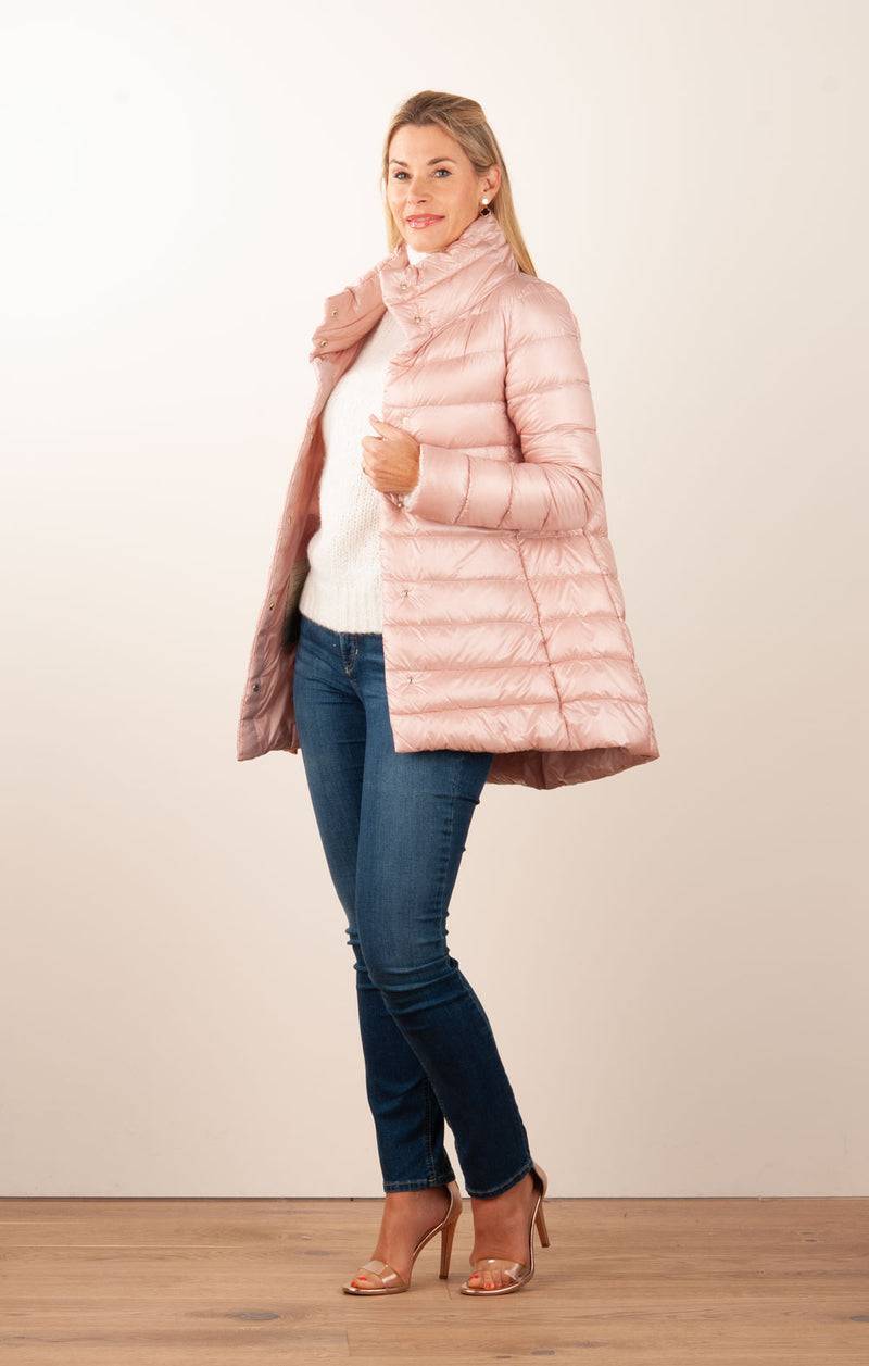 Herno Daunenmantel Rosa Riesige Rabatte