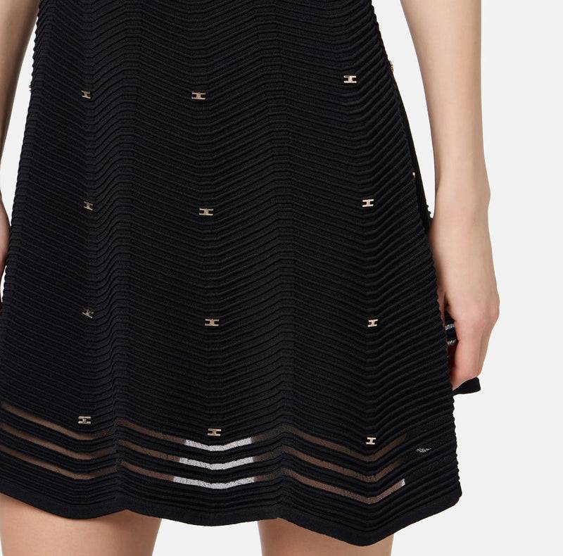 Elisabetta Franchi Kleid Schwarz zollfrei