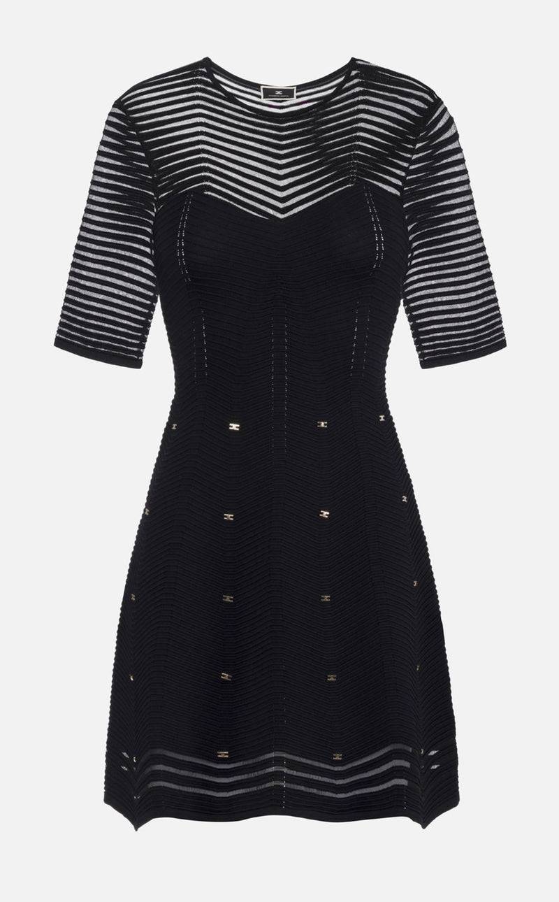 Elisabetta Franchi Kleid Schwarz zollfrei