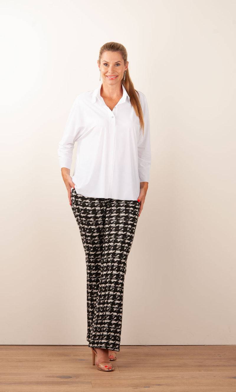NineTo9 Bluse Weiß Auslauf
