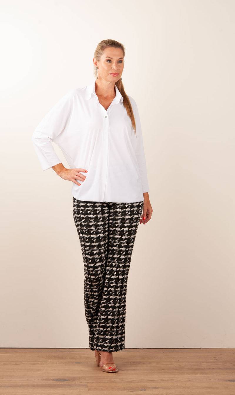 NineTo9 Bluse Weiß Auslauf