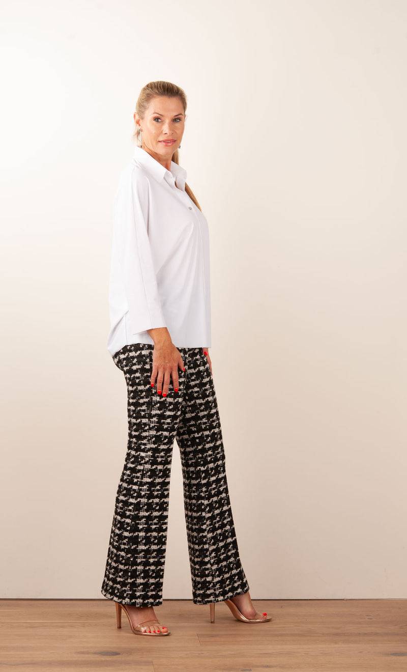NineTo9 Bluse Weiß Auslauf