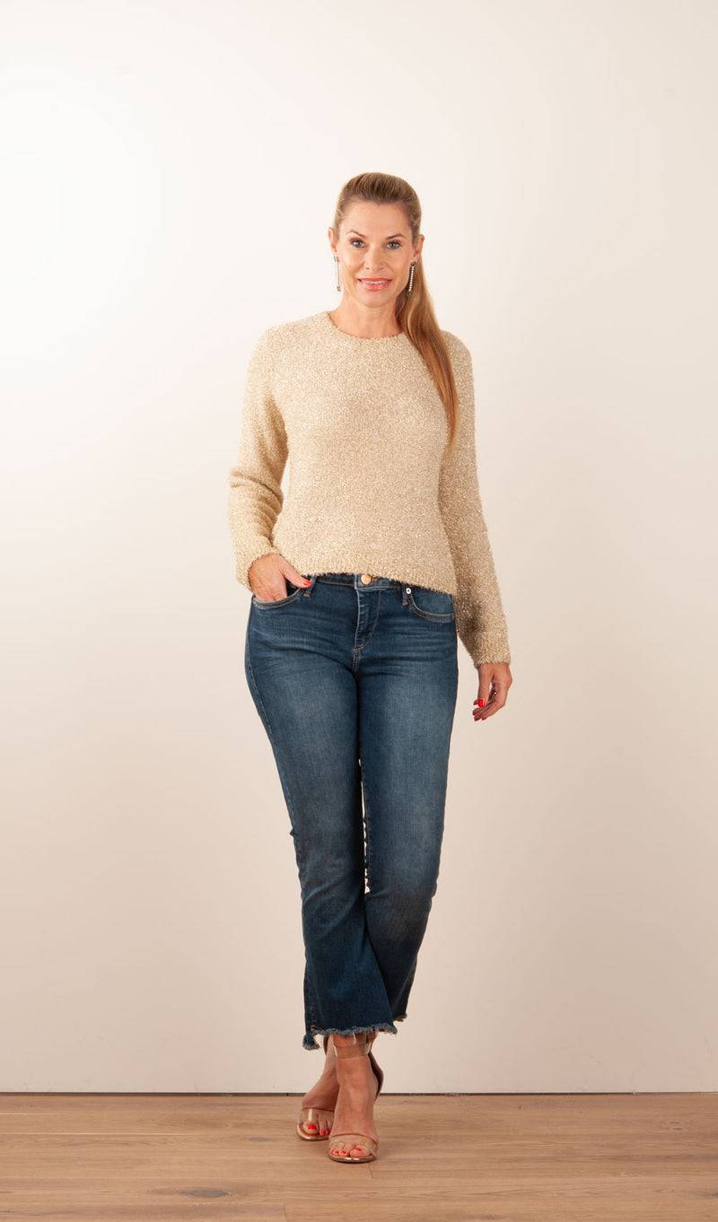 fleur Pullover Gold Verkauf