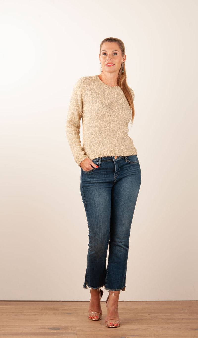 fleur Pullover Gold Verkauf