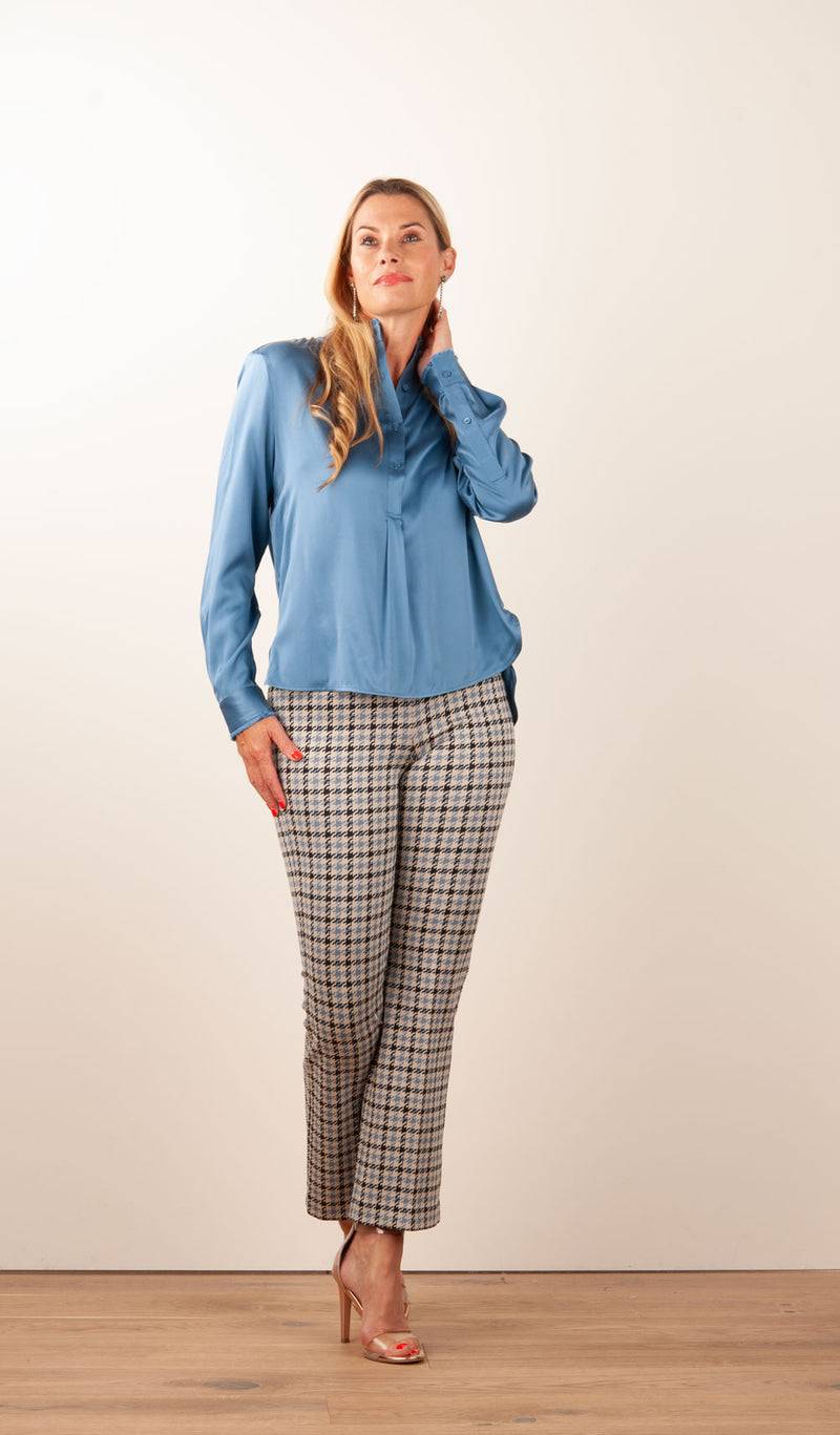 Herzensangelegenheit Bluse Jeansblau Weihnachtsangebot
