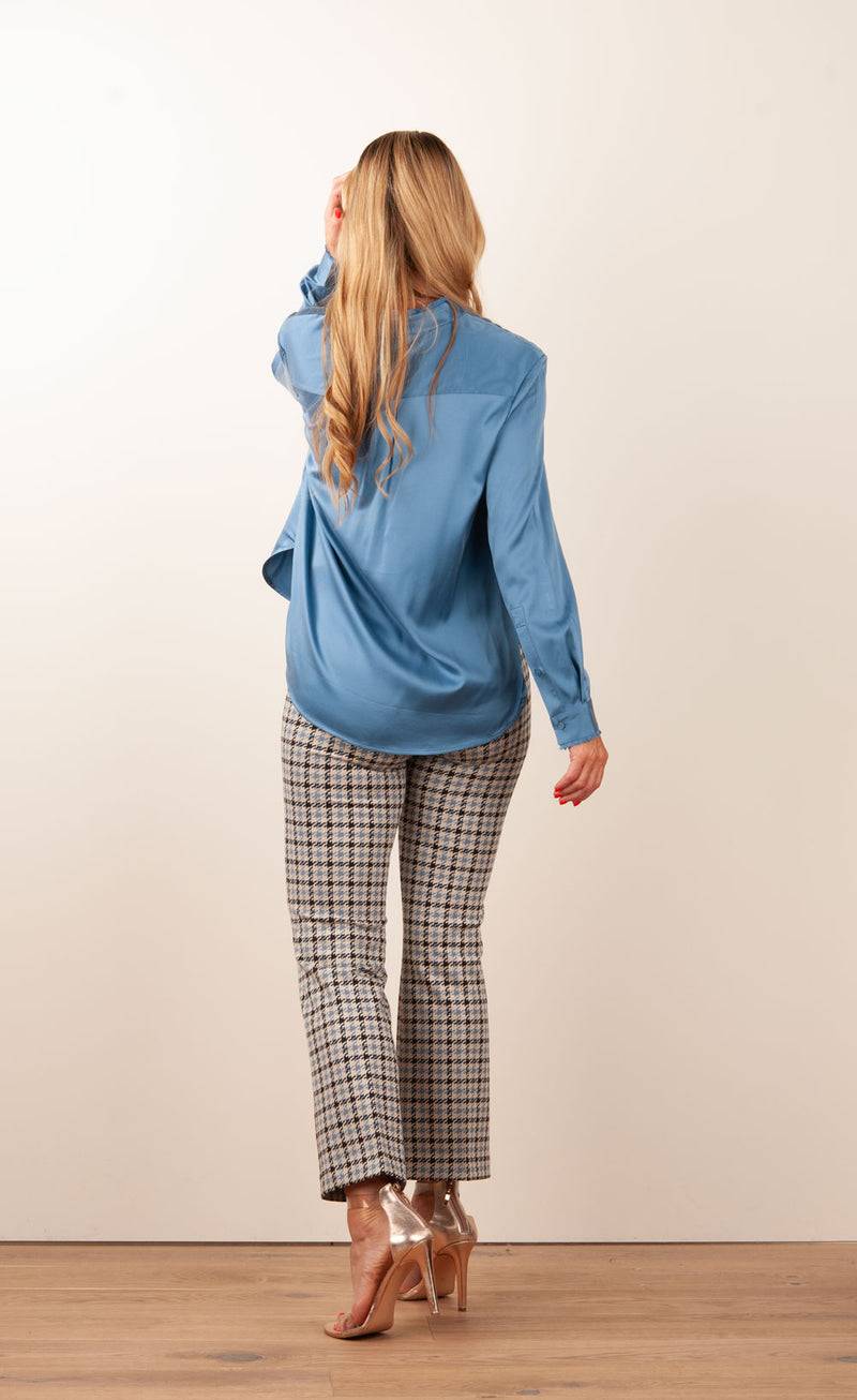 Herzensangelegenheit Bluse Jeansblau Weihnachtsangebot