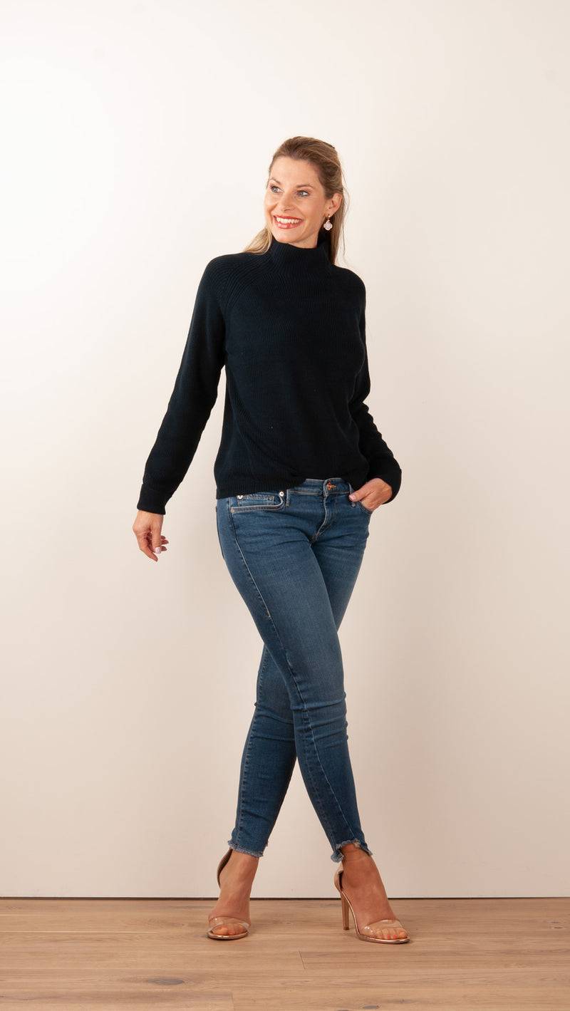 fleur Pullover Dunkelblau VIP-Rabatte