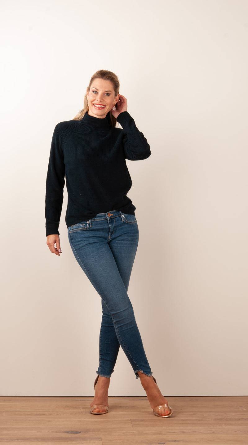 fleur Pullover Dunkelblau VIP-Rabatte