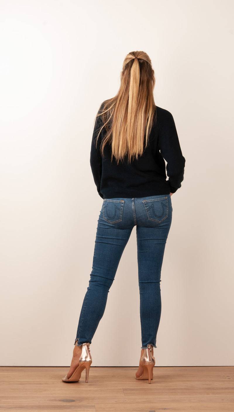 fleur Pullover Dunkelblau VIP-Rabatte