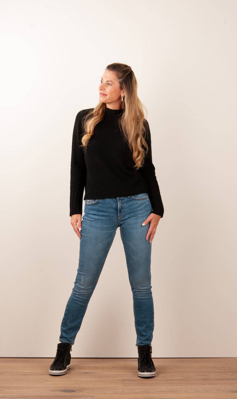 fleur Kaschmir Pullover Schwarz Wochenangebot