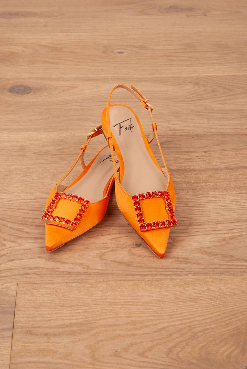 Roberto Festa Slingpumps Orange Black Friday Preise