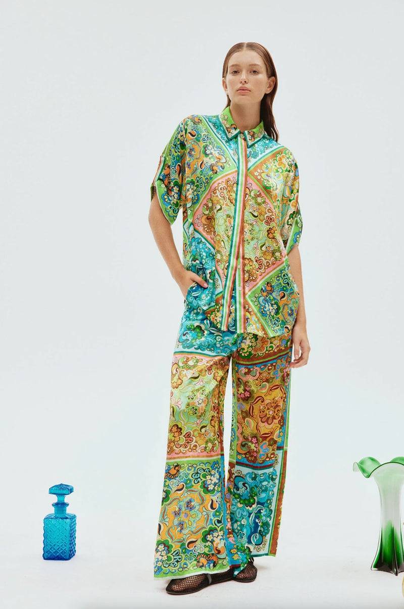 ALEMAIS Shirt Grün | Multicolor Zeitbegrenzte Promotion