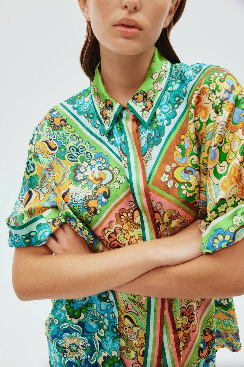ALEMAIS Shirt Grün | Multicolor Zeitbegrenzte Promotion