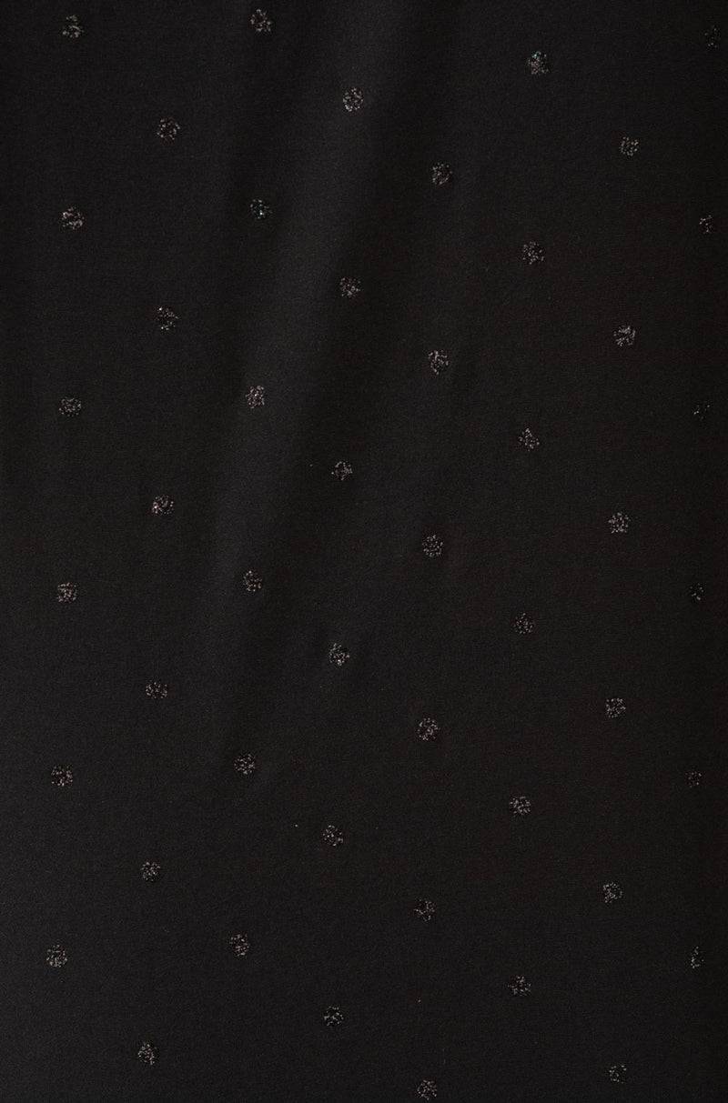 fleur Seiden Shirt Schwarz Nur noch ein Tag übrig