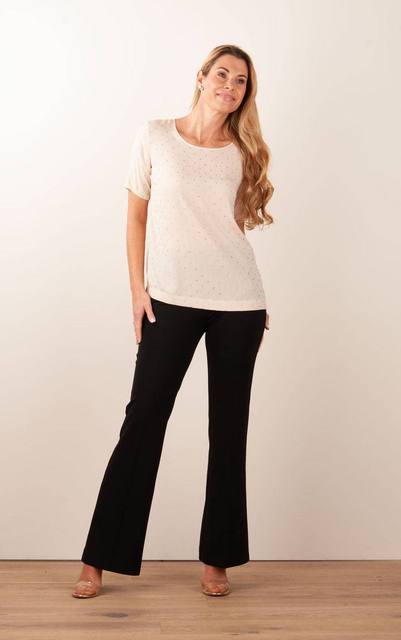 fleur Seiden Shirt Beige Super Rabatt