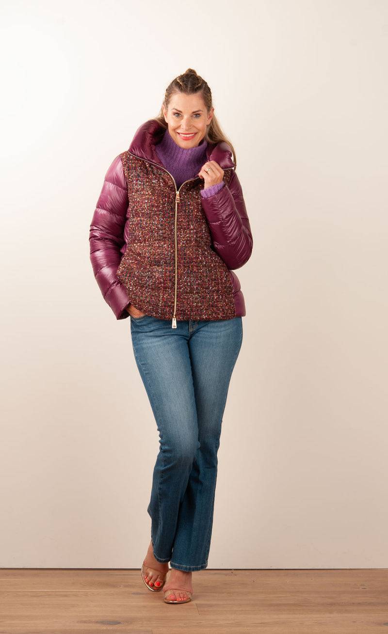 Herno Daunenjacke Beere | Multicolor 50% Rabatt mit kostenlosem Versand