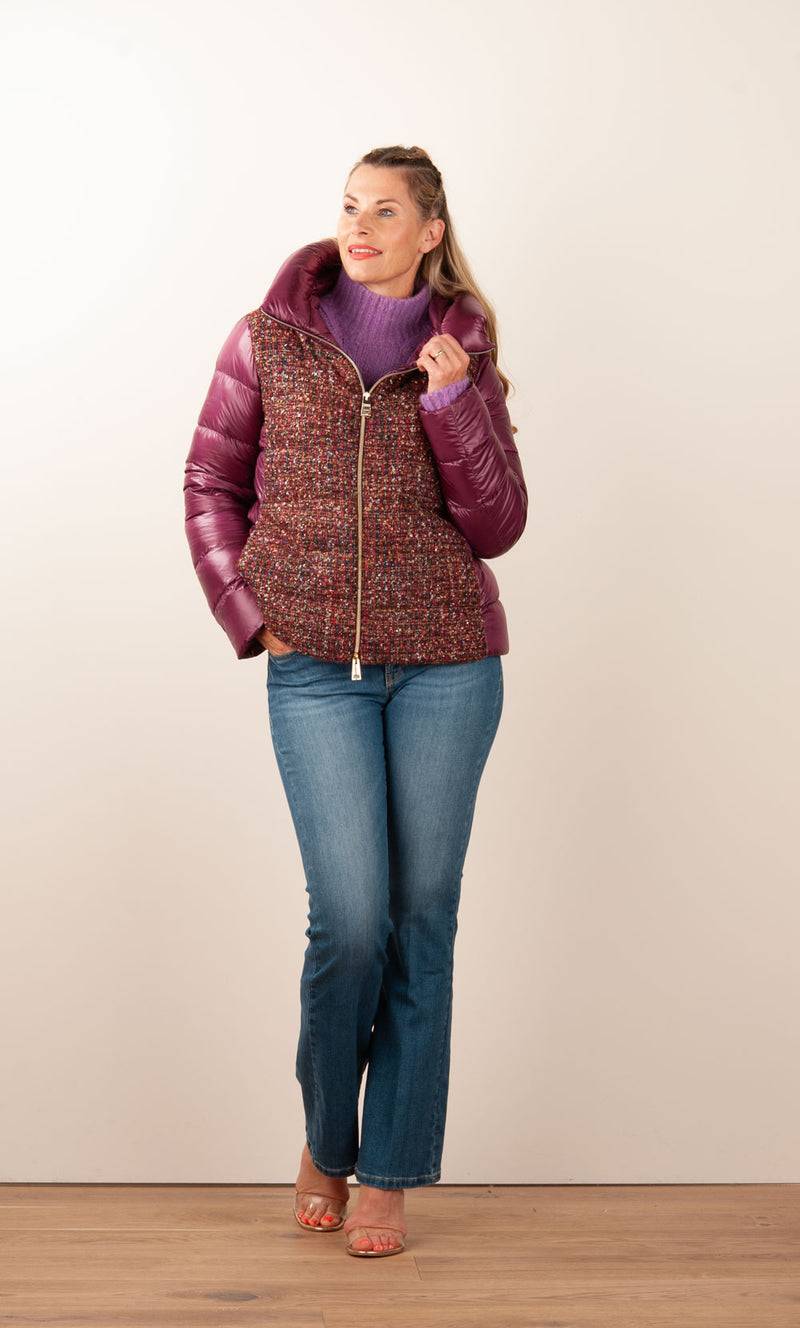 Herno Daunenjacke Beere | Multicolor 50% Rabatt mit kostenlosem Versand