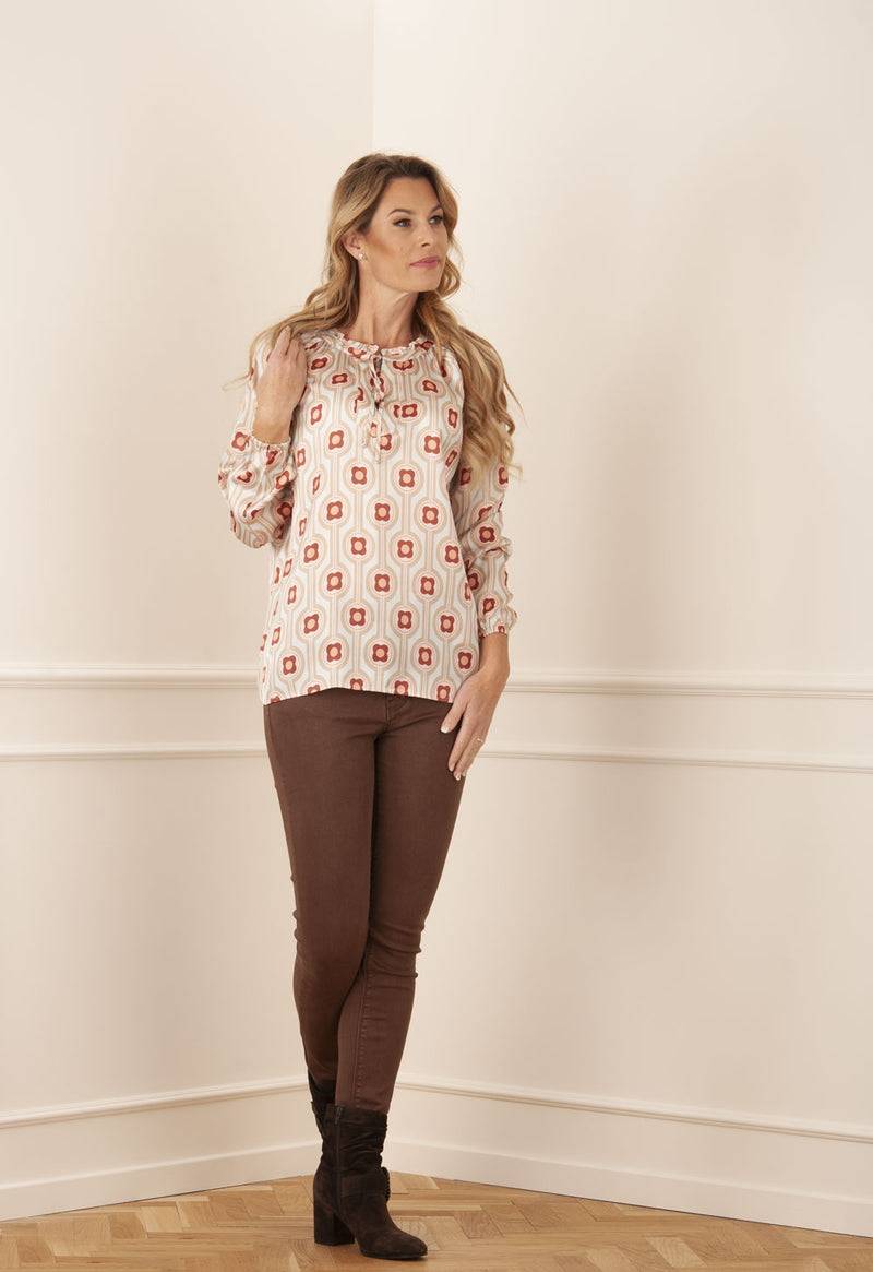 Grace Blusenshirt „Blumen“ Mint | Multicolor Günstiger Verkauf