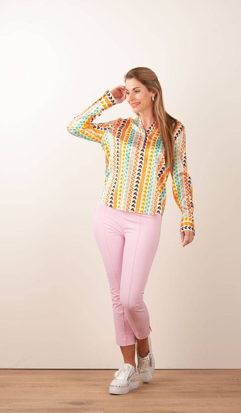 Herzensangelegenheit Seidenbluse Multicolor Rabatt