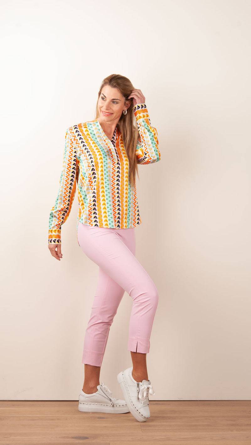 Herzensangelegenheit Seidenbluse Multicolor Rabatt