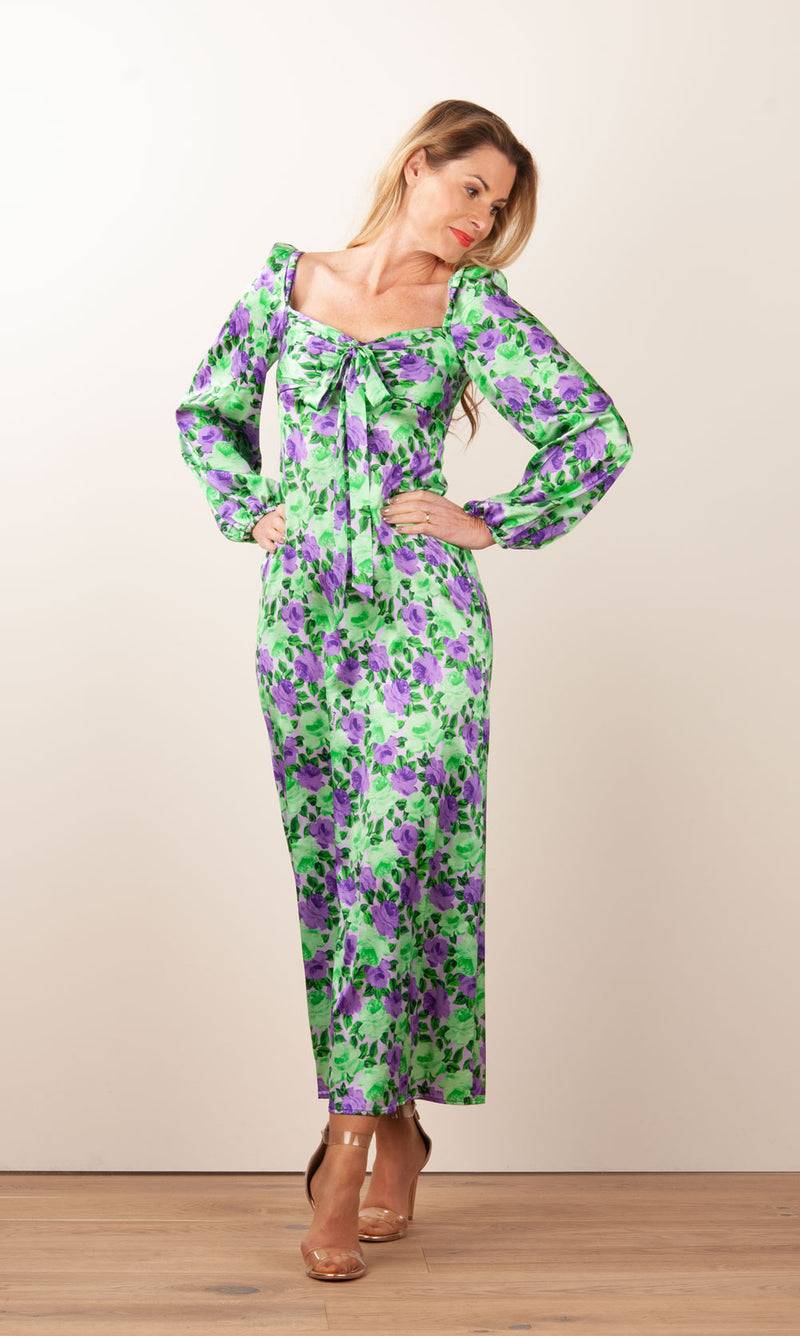 Kleid „Sorby“ Grün | Lila Black Friday